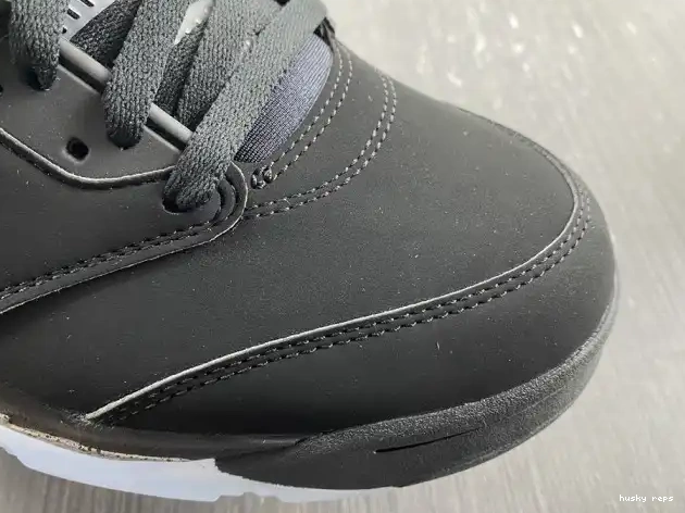 Rep Husky (2016) Retro Jordan 5 Black Metallic 845035-003 0612